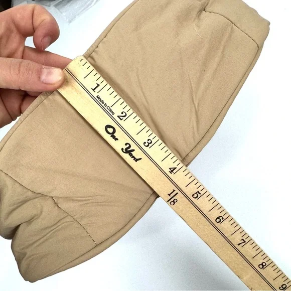 WESTBRONCO Small NWT Tan Puffer Crescent Moonie Shoulder Bag Adjustable Strap - Picture 10 of 10